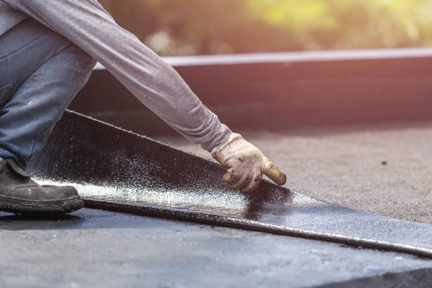 Professional Waterproofing technician working in Barboursville, VA